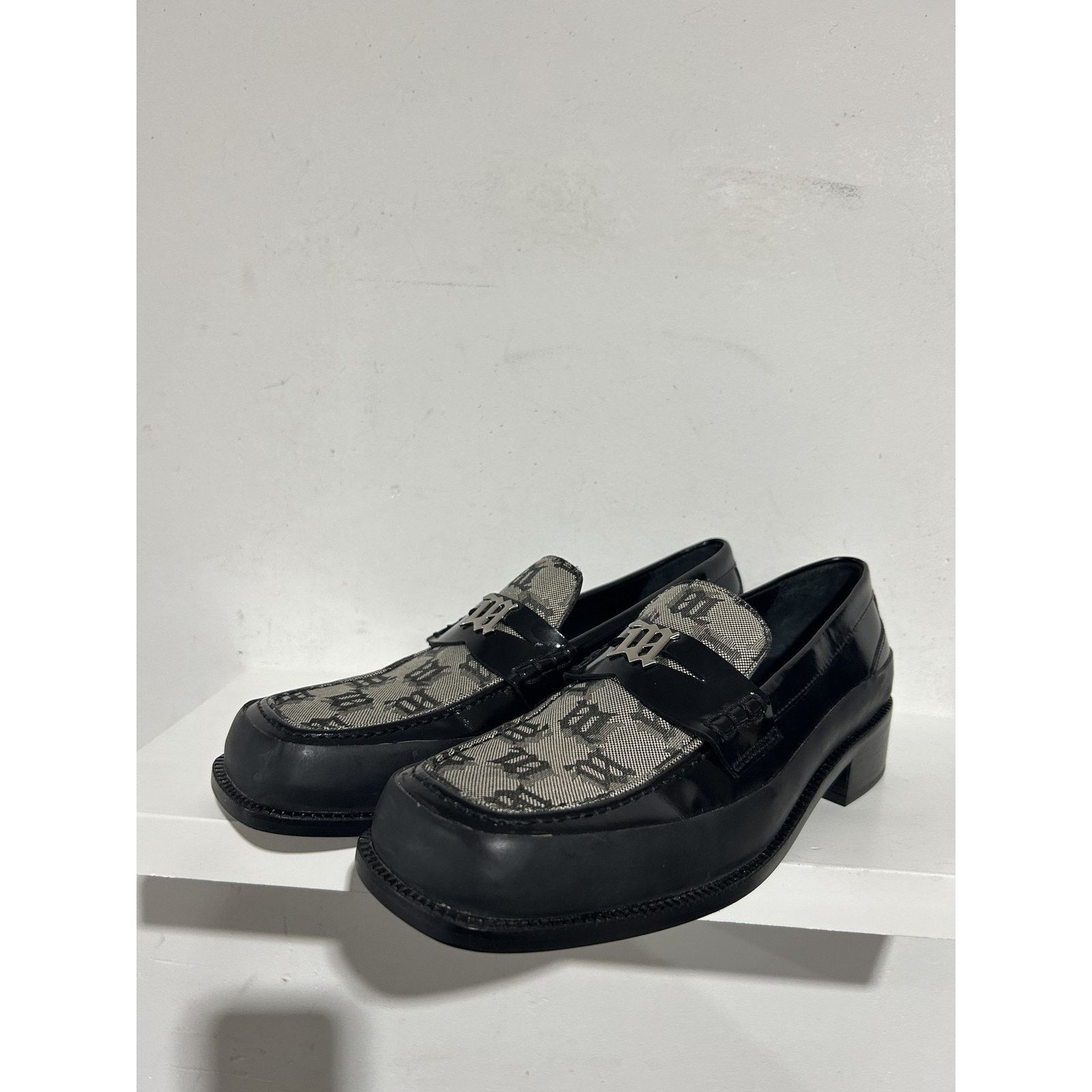 MISBHV The Brutalist Loafer Black Jacquard Size 38