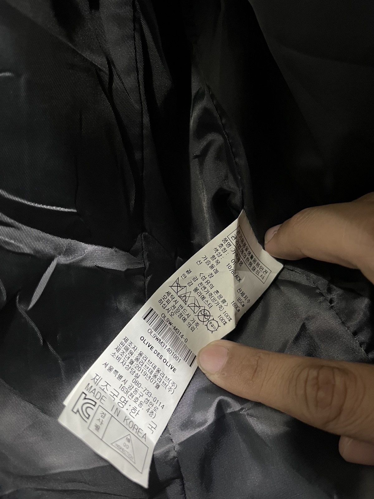 Genuine Leather OLIVE DES OLIVE LEATHER JACKET Size M / US 6-8 / IT 42-44 - 5 Thumbnail