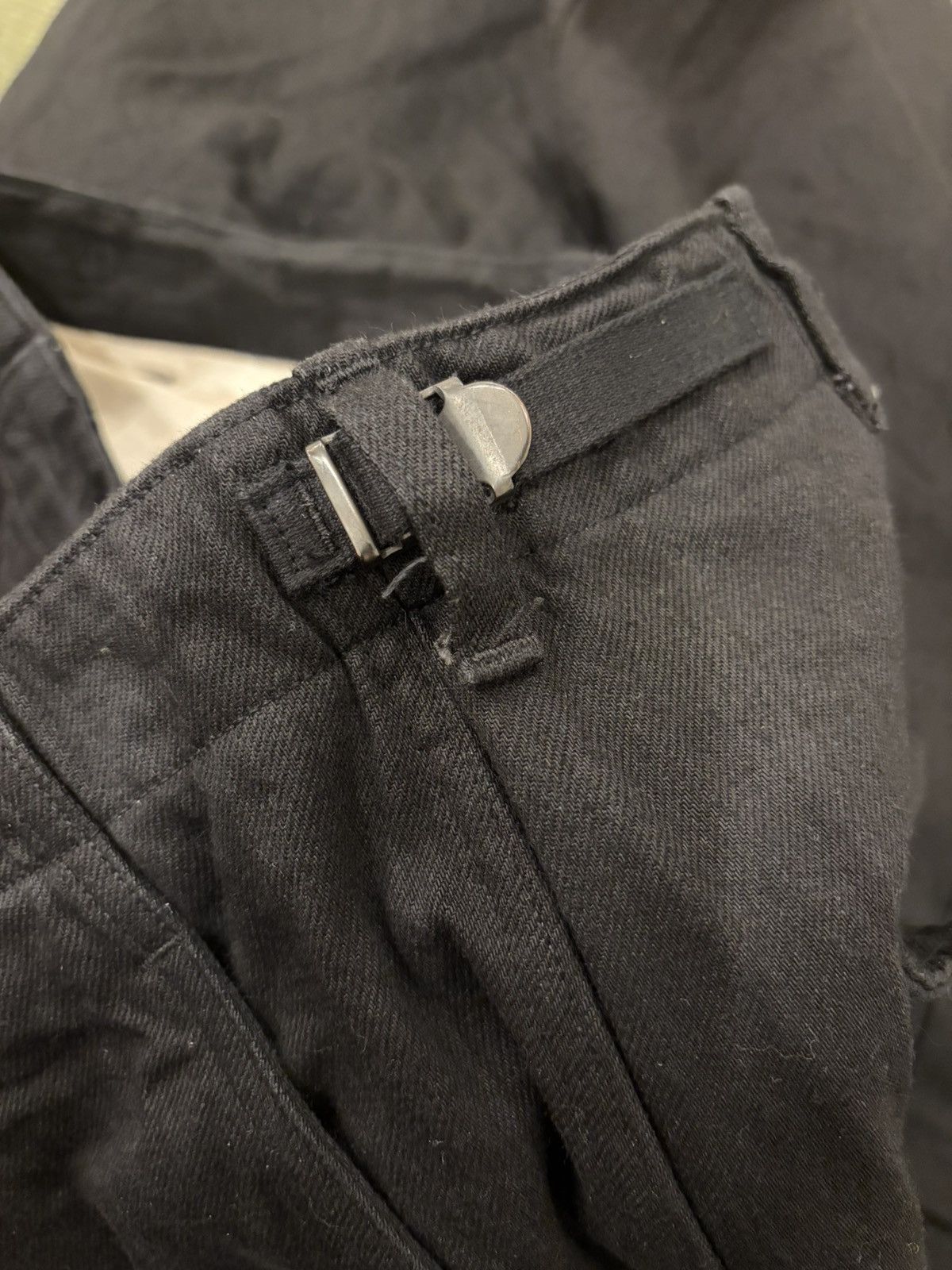 Comoli Comoli Black Denim BDU Pants Size 3 Size US 34 / EU 50 - 9 Thumbnail