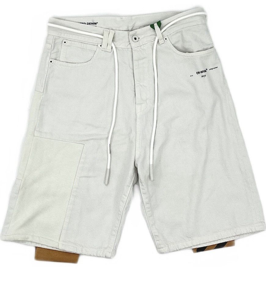 Off-White Off-White cotton denim bermuda shorts Size US 32 / EU 48 - 1 Thumbnail