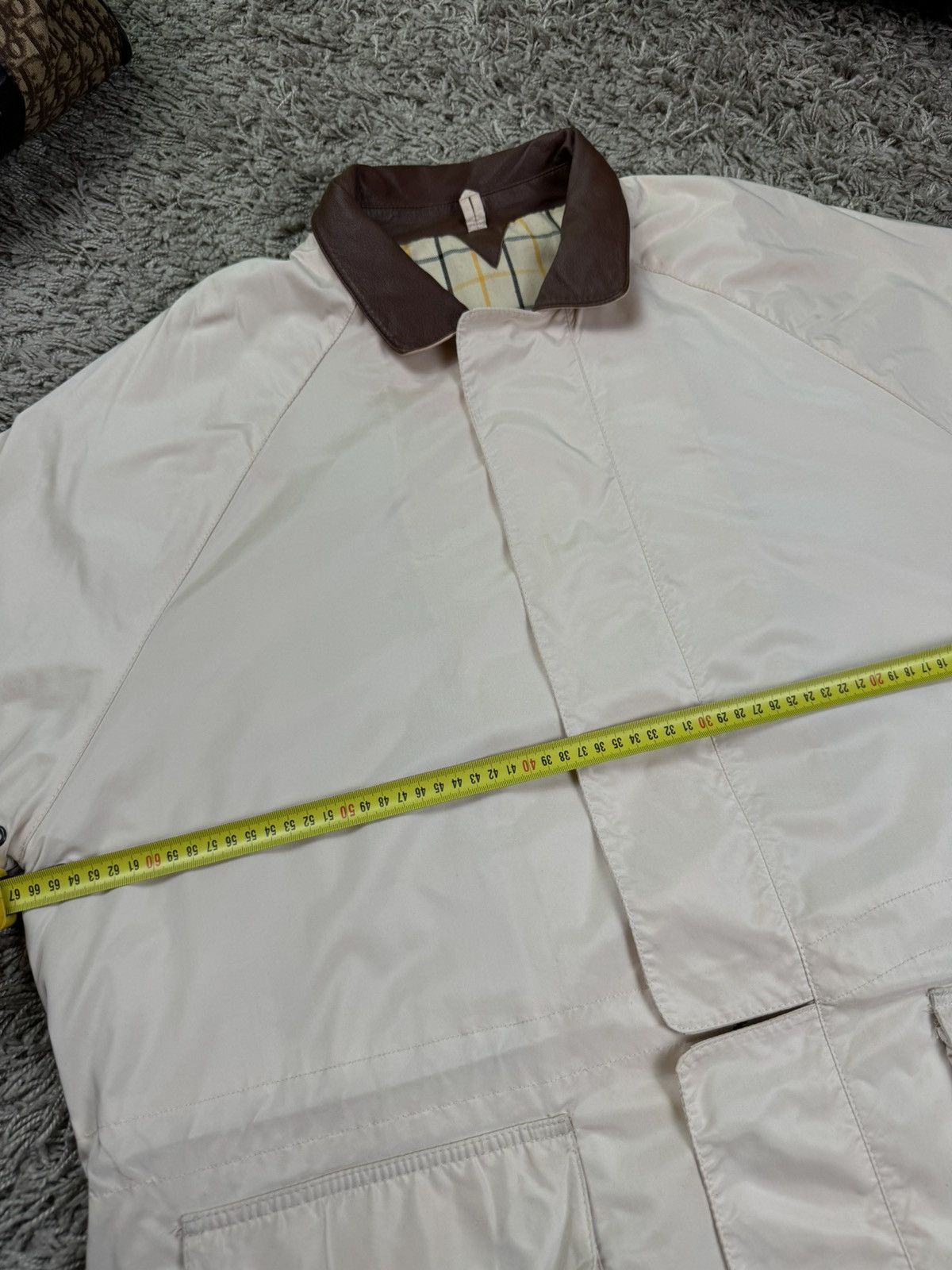 Loro Piana Vintage leather/nylon jacket Loro Piana Horsey original item Size US L / EU 52-54 / 3 - 7 Thumbnail