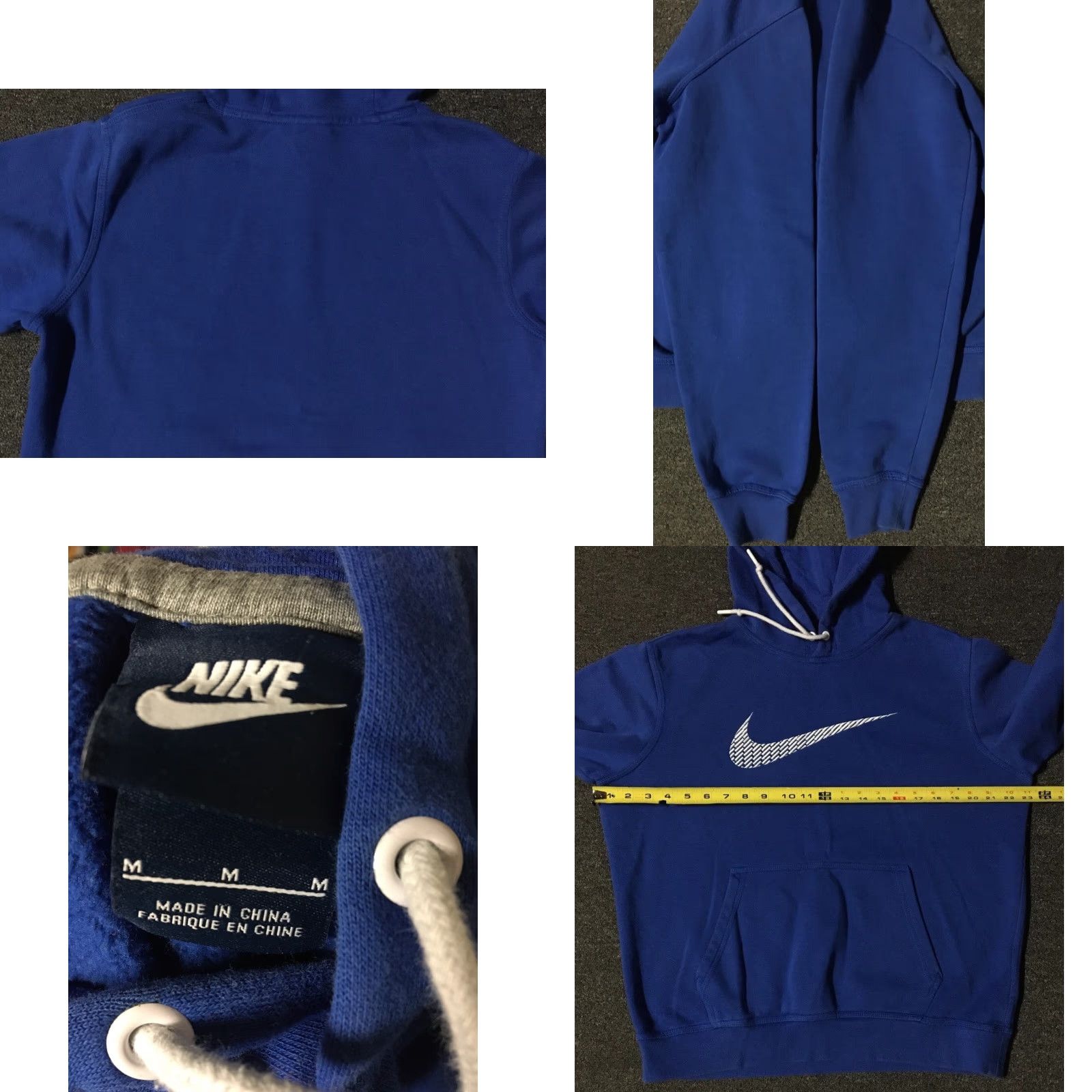 Nike VINTAGE Nike Swoosh Faded Hoodie M Track Hip Hop 90s Mens Blue Sweatshirt Pullover Grunge Retro Sports Logo IDK Size US M / EU 48-50 / 2 - 8 Thumbnail