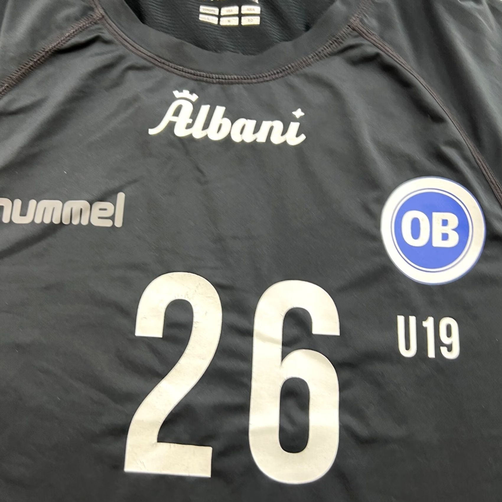 Hummel Hummel Odense Training Football Jersey Mens Large Adult Shirt Black Long Sleeves Size US L / EU 52-54 / 3 - 3 Thumbnail