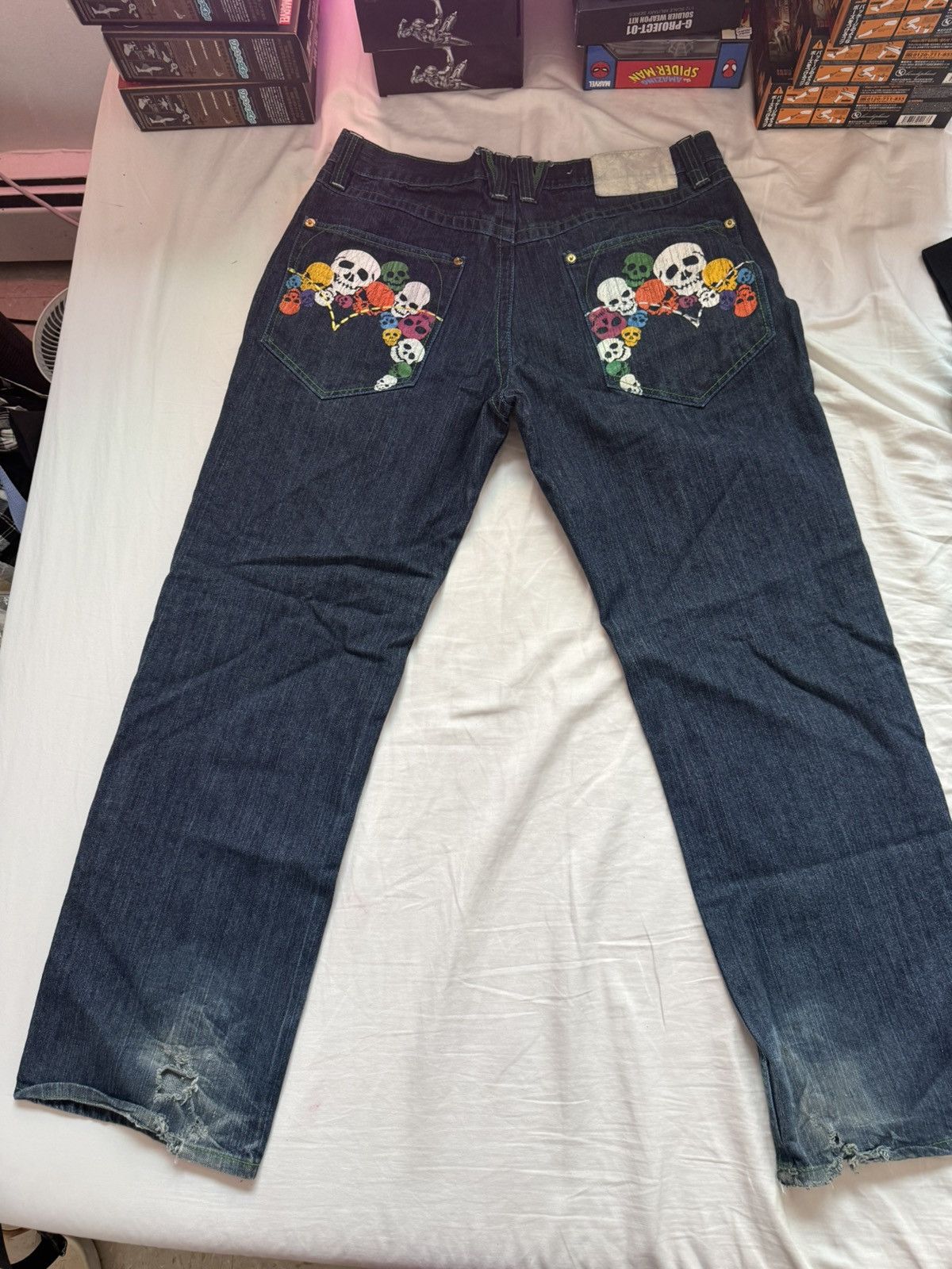 Japanese Brand Delf vintage skull jeans Size US 38 / EU 54 - 2 Thumbnail