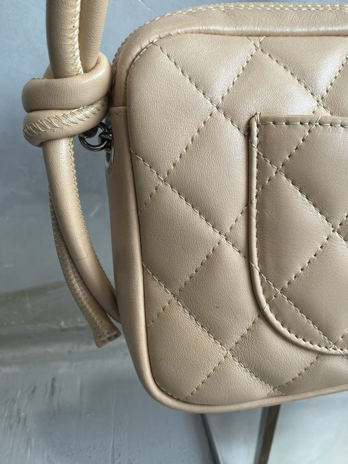 Chanel Chanel - Beige Ligne Cambon Pochette Size ONE SIZE - 14 Thumbnail