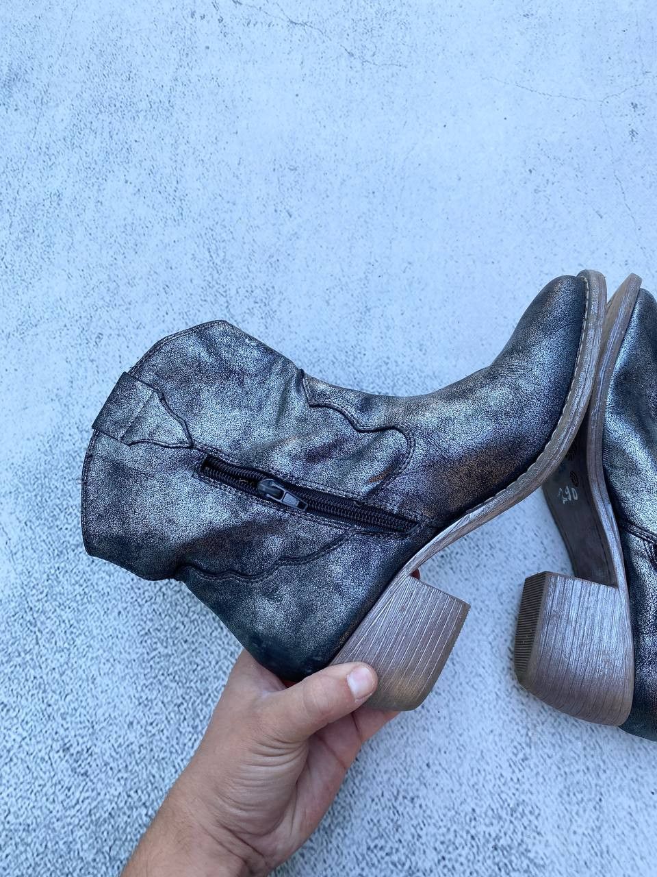 If Six Was Nine Vintage As 98 Rick Owens style Faded Cowboy Biker High Boots Size US 6 / EU 39 - 11 Thumbnail