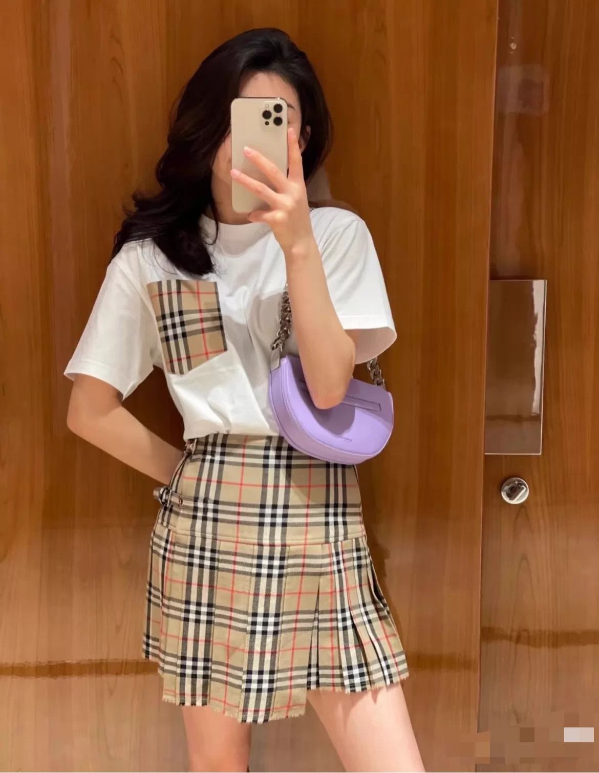Burberry Burberry Check Summer Preppy Mini Skirt Size 36 Size 25" / US 0 / IT 36 - 7 Thumbnail