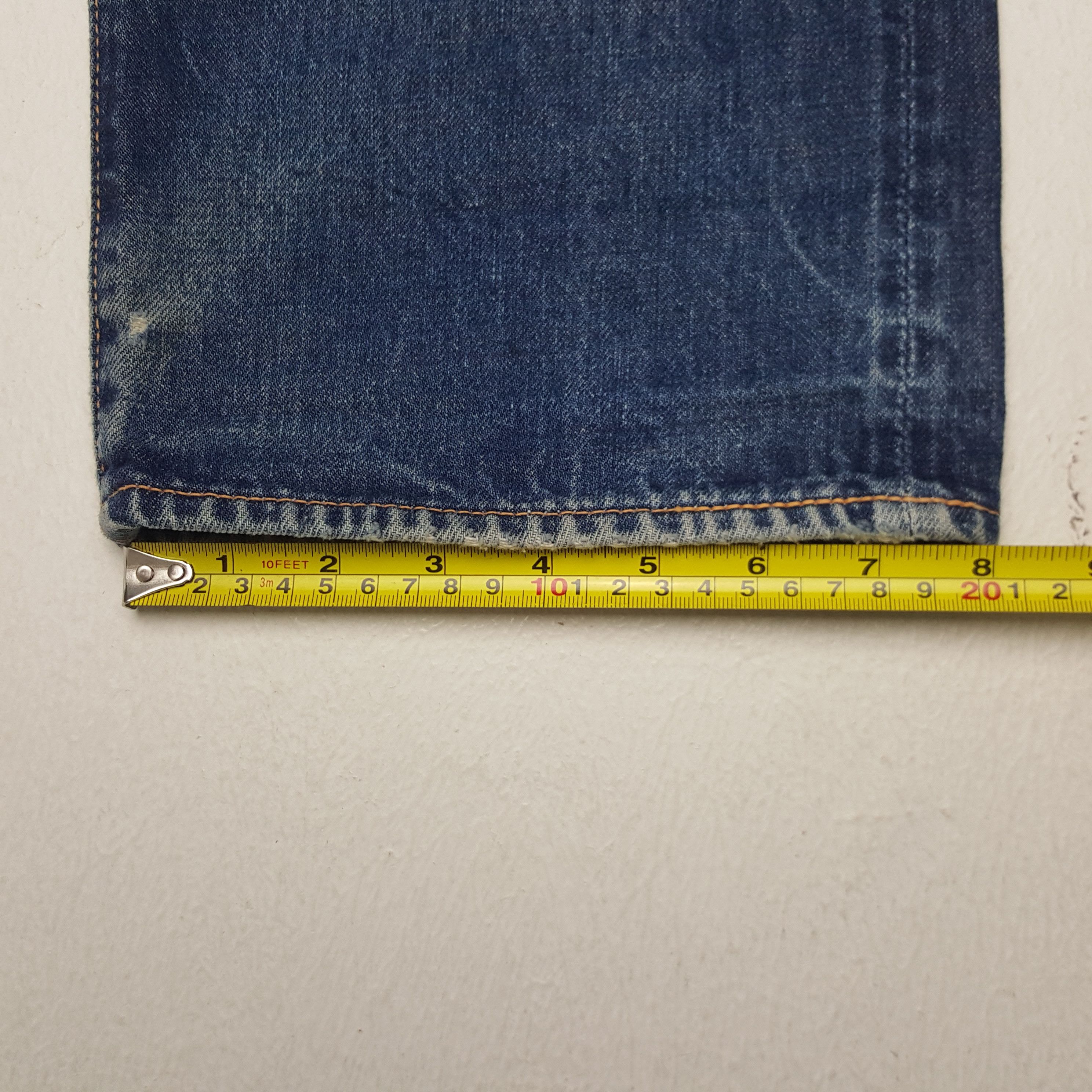 Evisu × Vintage Vintage Evisu No2 Selvedge Custom Art Daicock Denim Jeans Size US 28 / EU 44 - 11 Thumbnail