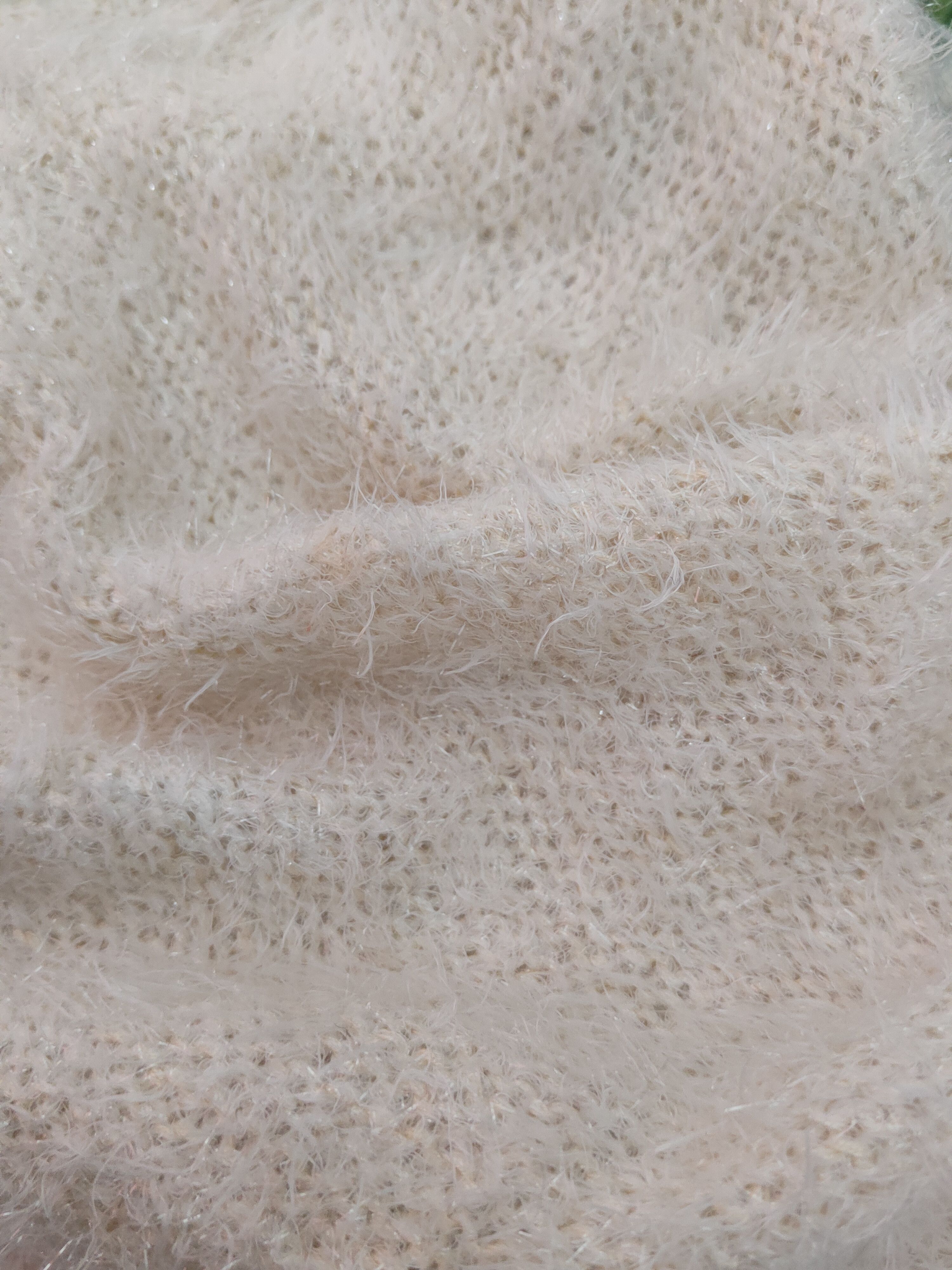 Japanese Brand Glacier Cream Shag Shaggy Fur Mohair Knitwear #S1930 Size M / US 6-8 / IT 42-44 - 12 Thumbnail