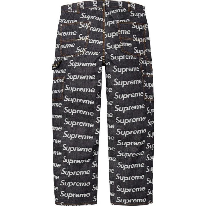 Supreme Supreme Jacquard Logos Double Knee Painter Pant Size US 32 / EU 48 - 2 Thumbnail