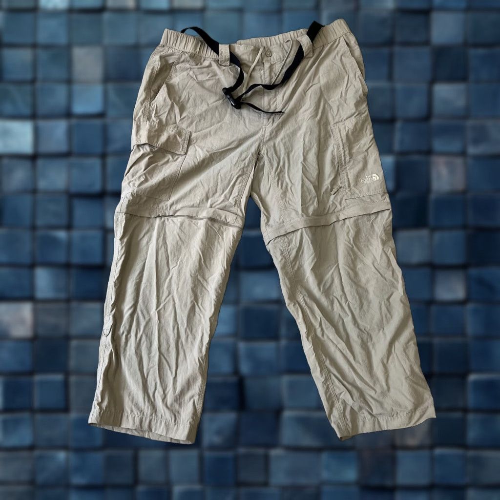 The North Face The North Face Cargo Pants Mens XL Beige Convertible Nylon Hiking Size US 36 / EU 52 - 1 Thumbnail