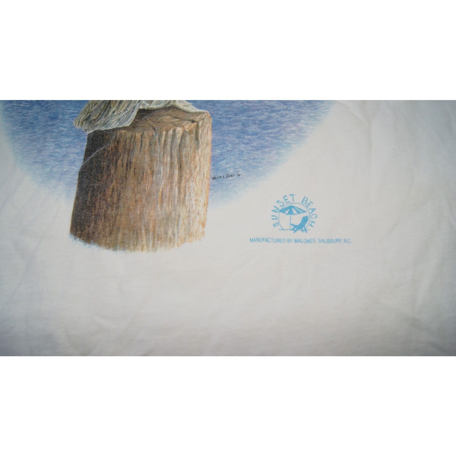 Vintage VTG Pelican Fishing Boat Screen Print Tee White M TShirt USA Size US M / EU 48-50 / 2 - 3 Thumbnail