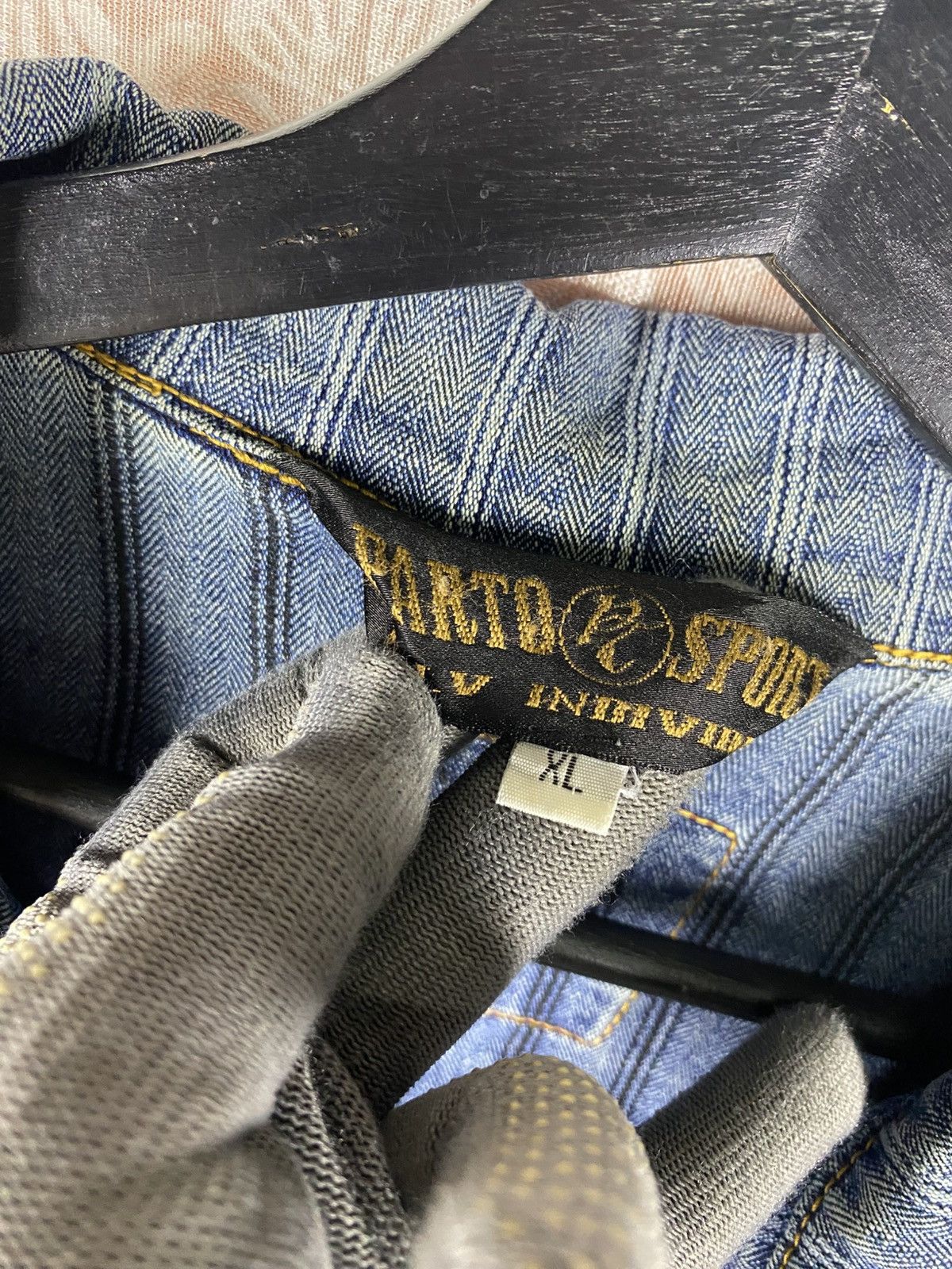 Vintage Vintage Parto Sport Patchwork Denim Jacket Tech Sport Size US XL / EU 56 / 4 - 12 Thumbnail