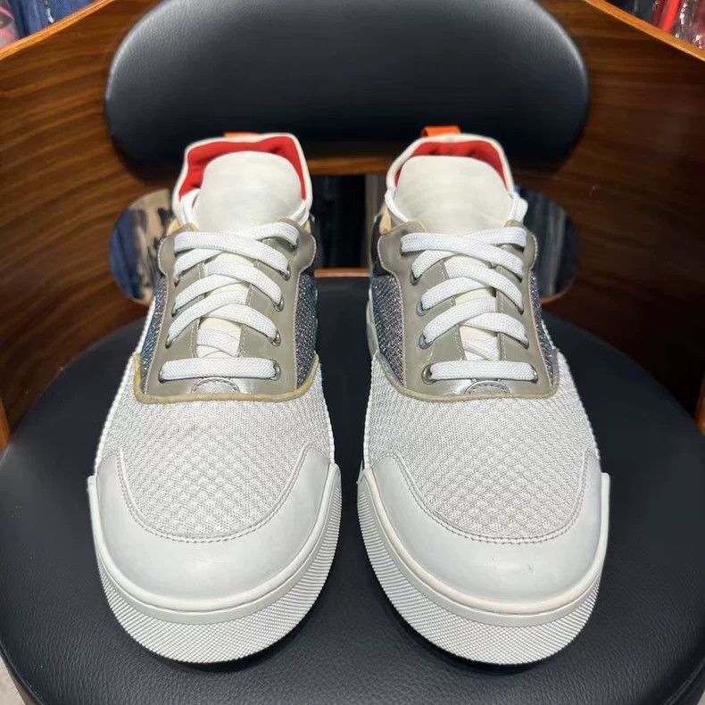 Balenciaga White and Blue Athletic Sneakers-2505 Size US 10.5 / EU 43-44 - 2 Thumbnail