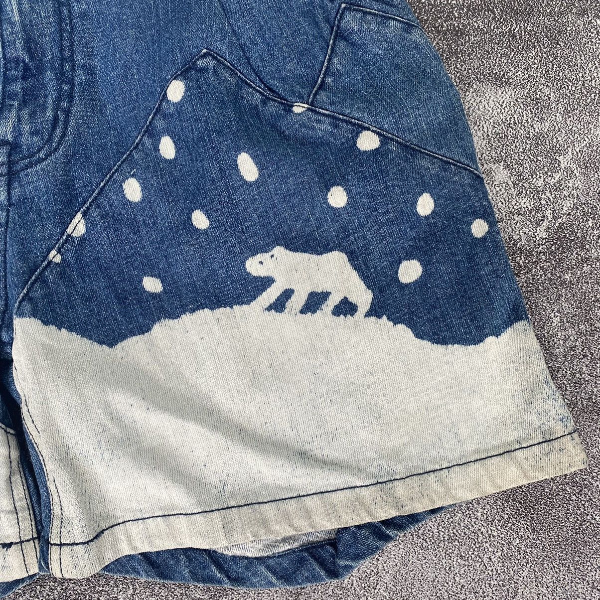 Issey Miyake Jorts Ne-net By Issey Miyake Animal Print Short pants Jeans Size US 29 - 4 Thumbnail