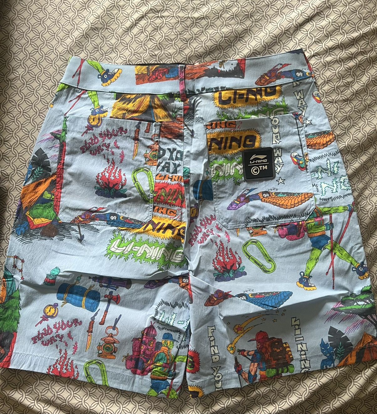 Li-Ning × Market (Chinatown) Market x Li-ning “Find Your Way” Shorts SMALL Size US 30 / EU 46 - 2 Thumbnail