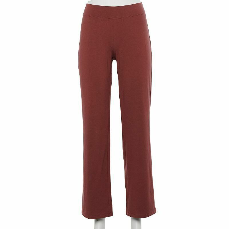 Sonoma Straight Leg Maroon Petite Lounge Pants By Sonoma Size Small Size ONE SIZE - 1 Thumbnail