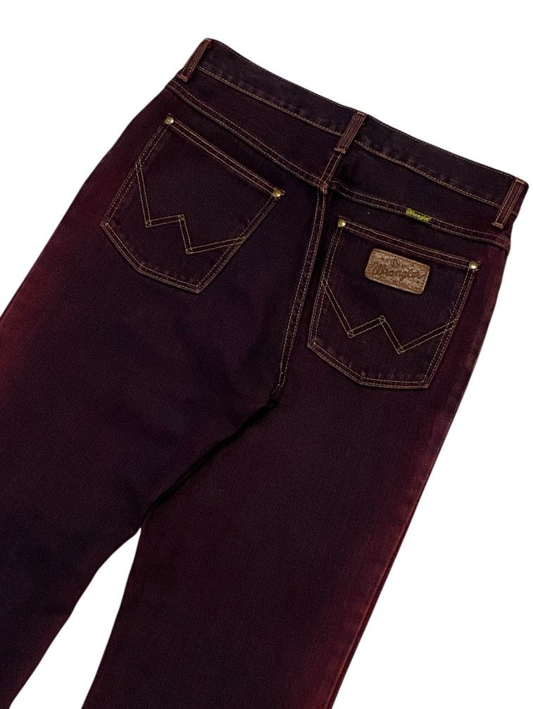 Hysteric Glamour × Japanese Brand × Wrangler 💃Wrangler Classic Red Smoke Flare Jeans Size 29" - 7 Thumbnail