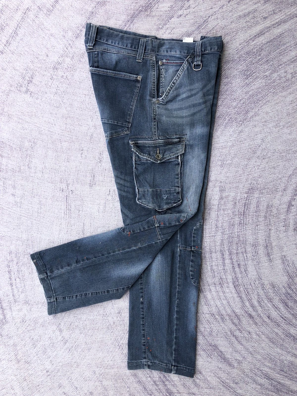 Jean × Vintage Vintage Distressed Jeans Bush Pocket/Cargo pants Size US 30 / EU 46 - 19 Thumbnail