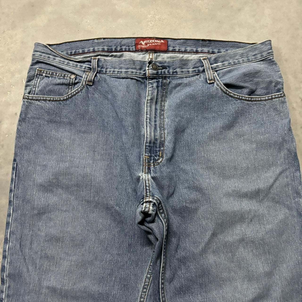 Japanese Brand × Vintage Crazy Vintage Y2K/2000s Grunge Medium Wash Skater Denim Jeans! Size US 40 / EU 56 - 5 Thumbnail