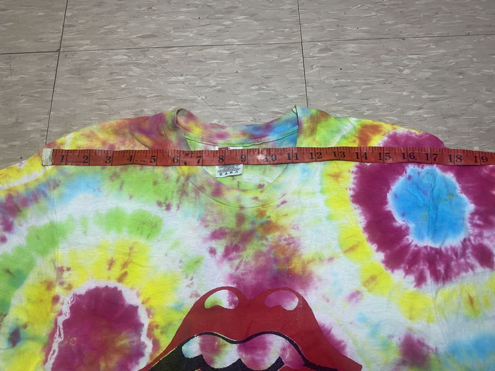 Band Tees × The Rolling Stones × Vintage Vintage the rolling stones 89 tie dye tee Size US S / EU 44-46 / 1 - 6 Thumbnail