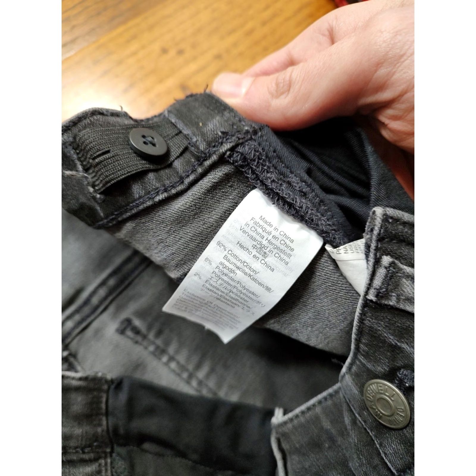 Madewell Madewell Maternity Skinny Jeans Black Womens 27 X 27 Inseam Denim Stretch Slim City Preppy Jeans Womens Mens Girls Size 28" / US 6 / IT 42 - 4 Thumbnail