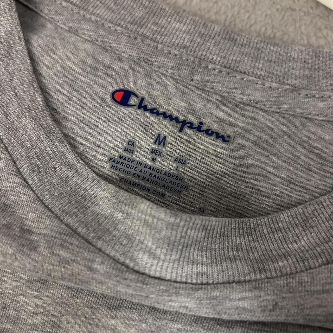 Champion Champion Men's Grey and Burgundy Tshirt Size US M / EU 48-50 / 2 - 4 Thumbnail