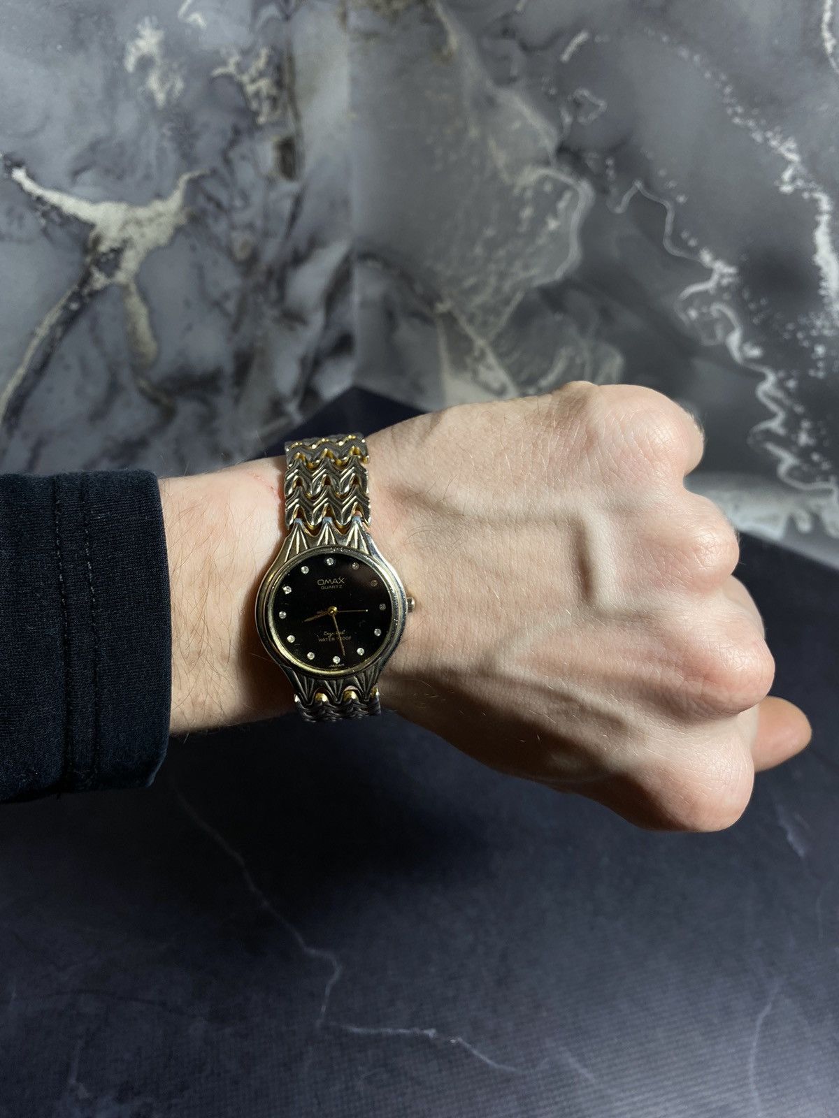 Hysteric Glamour Omax Gold-Tone Vintage Watch, Elegant Design Japanese Brand Size ONE SIZE - 10 Thumbnail