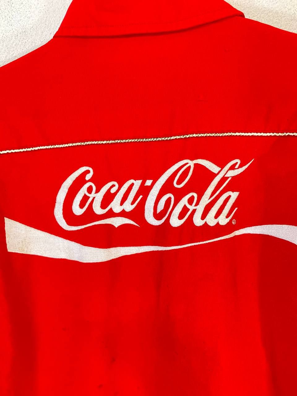 Coca Cola vintage coca cola wast japan worler shirt embroided Size US XL / EU 56 / 4 - 8 Thumbnail