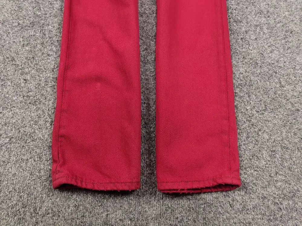 Levi's Rare Vintage 80's Levis 501 Made in Canada Red Denim Jeans Size US 33 - 3 Thumbnail