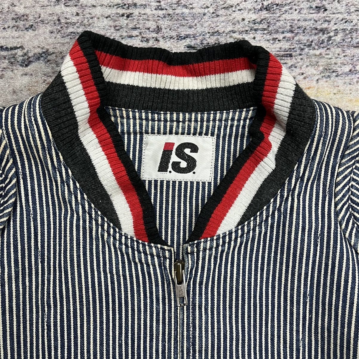 Issey Miyake Vintage Issey miyake AW 84-85 stripe hickory bomber jacket Size US M / EU 48-50 / 2 - 7 Thumbnail