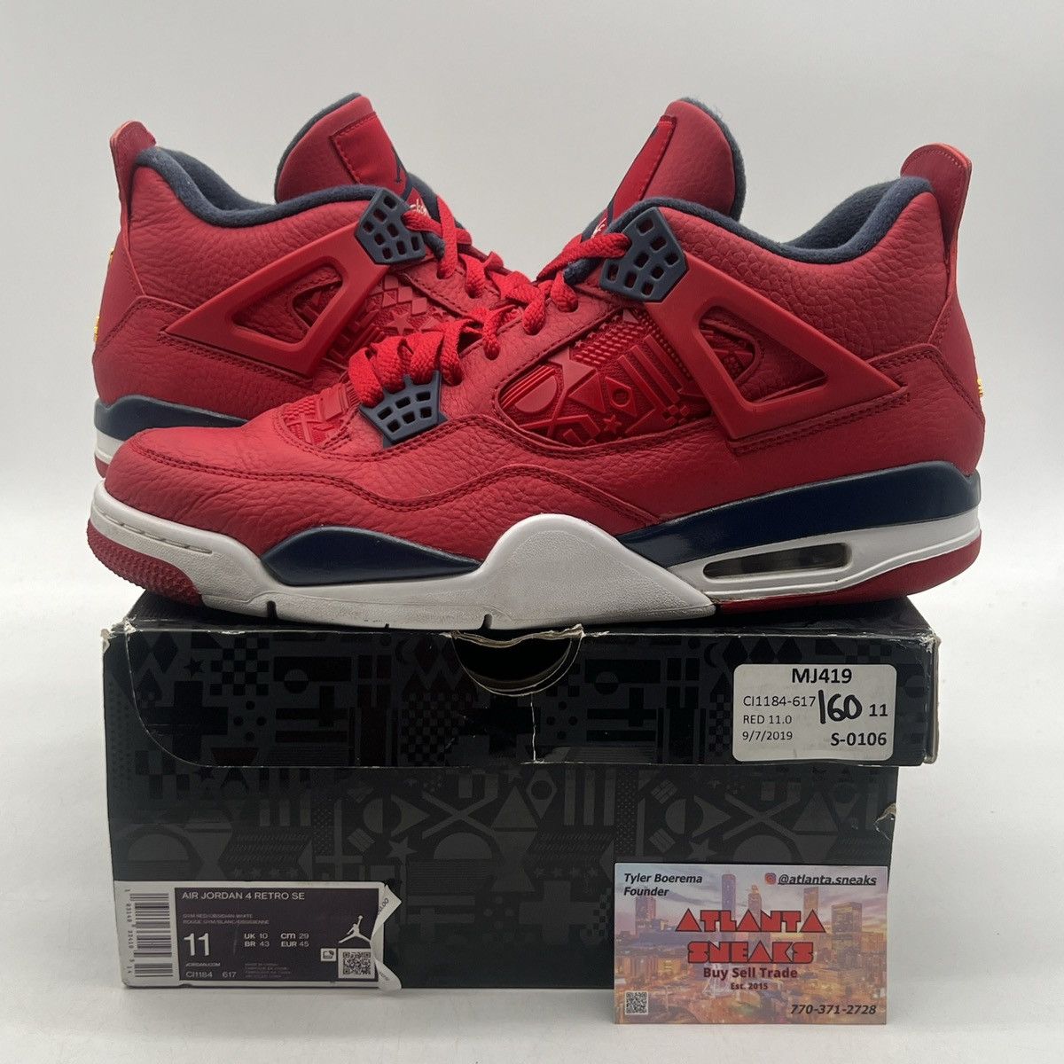 Jordan Brand Air Jordan 4 FIBA Size US 11 / EU 44 - 1 Thumbnail