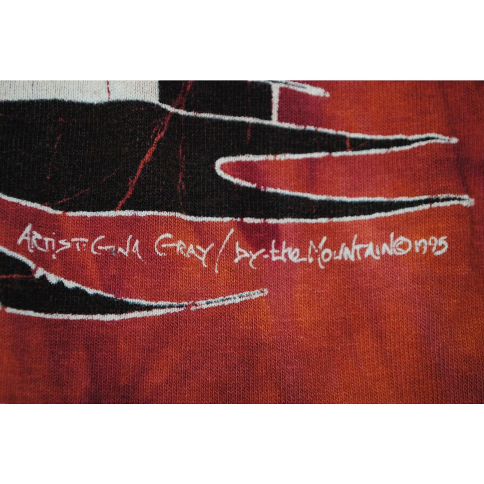 The Mountain VINTAGE TENNESSEE RIVER USA SHIRT Mens LARGE Red 1995 ALL OVER PRINT SINGLE STITCH 78cm 54cm Size US L / EU 52-54 / 3 - 7 Thumbnail