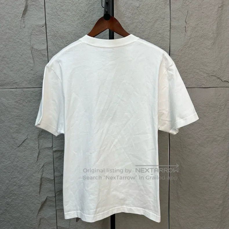 Balenciaga Balenciaga White Embroidered Crown Wheat Printed Short Sle Size US S / EU 44-46 / 1 - 2 Thumbnail