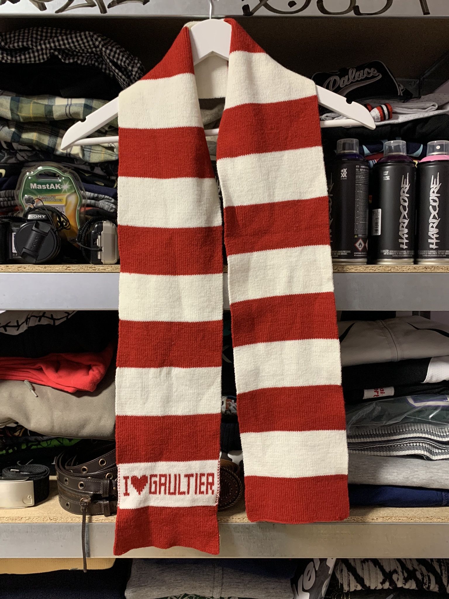 Jean Paul Gaultier Jean Paul Gaultier Scarf Stripped I Love Gaultier Size ONE SIZE - 1 Thumbnail