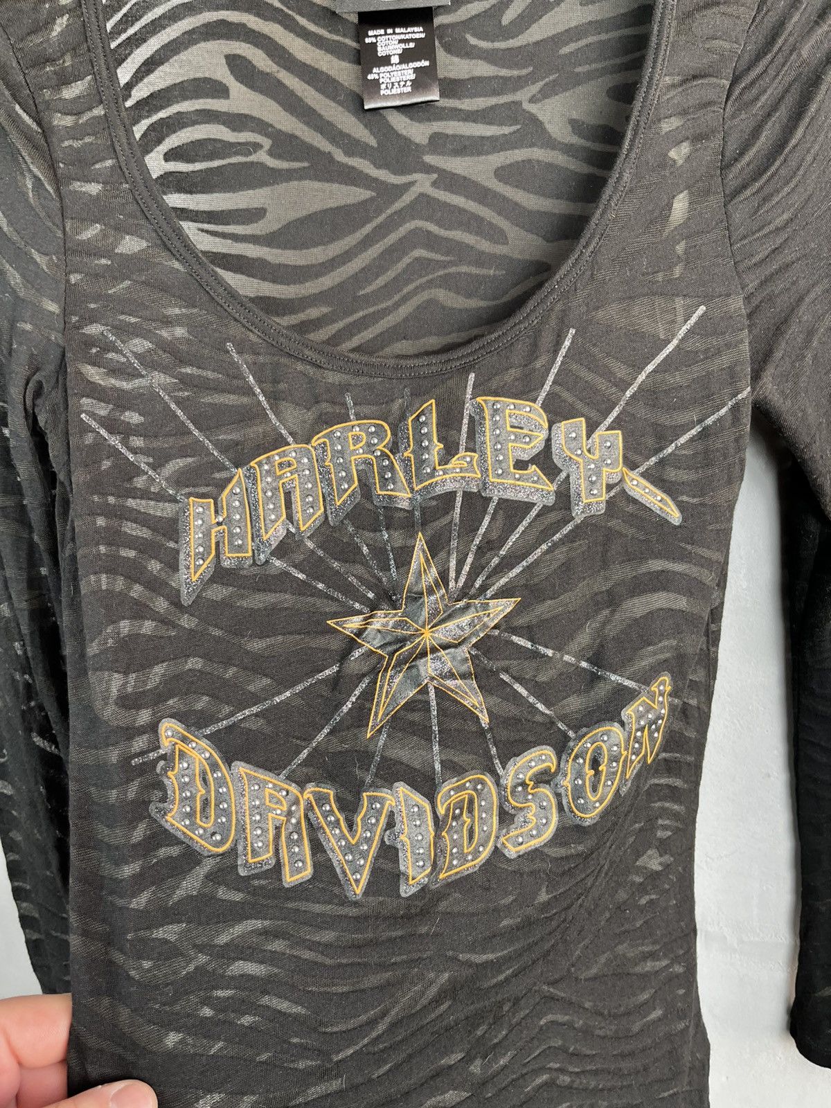 Harley Davidson Harley Davidson vintage long sleeve Size XS / US 0-2 / IT 36-38 - 6 Thumbnail