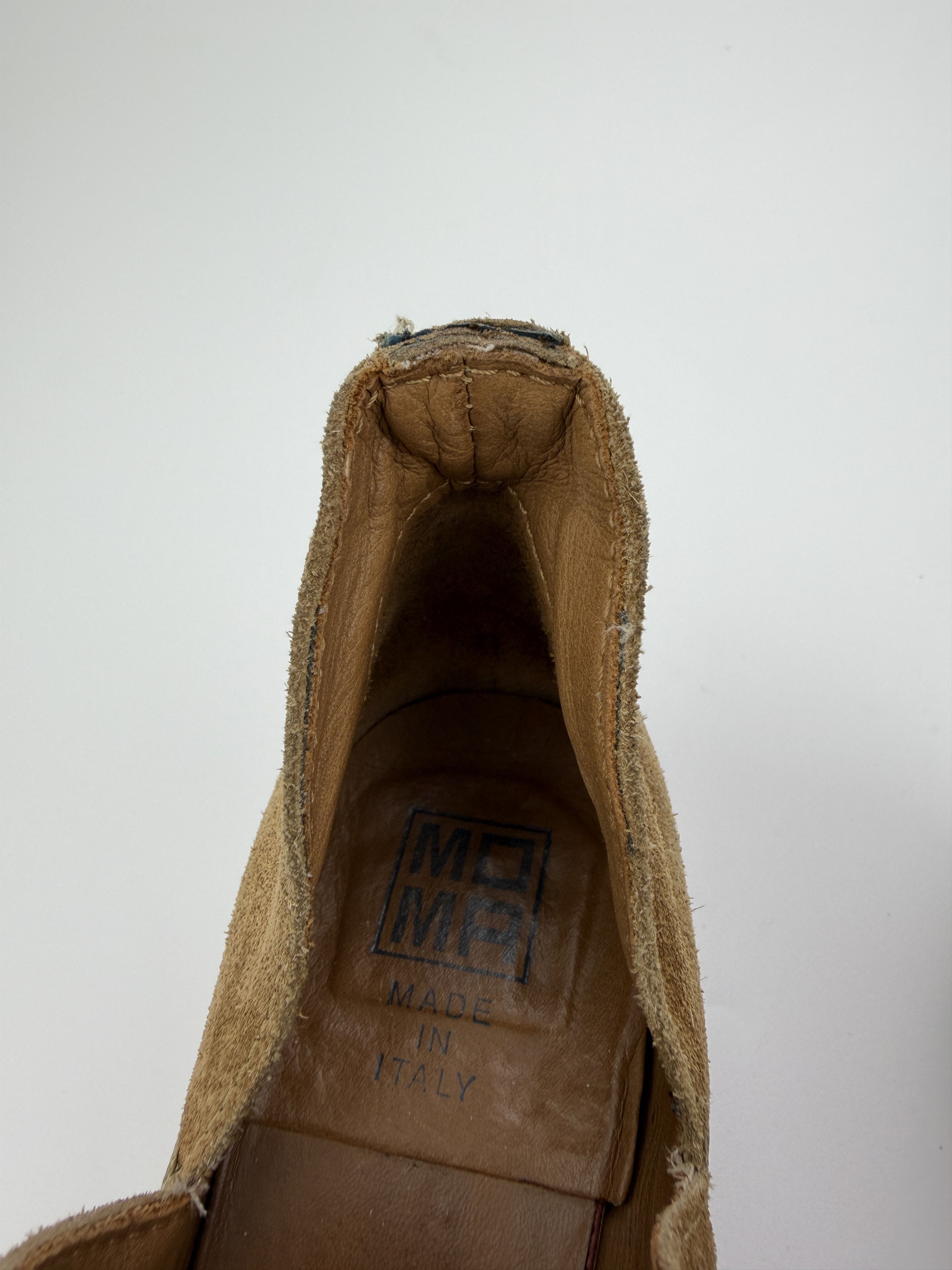 MoMA Moma Beige Suede Ankle Boots Side Slid Pointed Toes Size US 6 / IT 36 - 15 Thumbnail