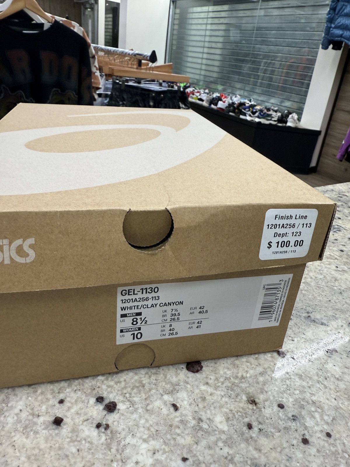 Asics ASIC 11-30 White/Clay Canyon Size US 8.5 / EU 41-42 - 6 Thumbnail