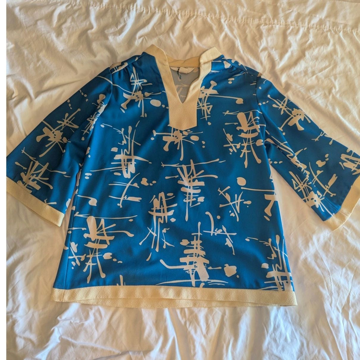 J.McLaughlin Vintage 70's Montgomery Ward Tunic Asian Kimono Pullover XL Size XL / US 12-14 / IT 48-50 - 1 Thumbnail