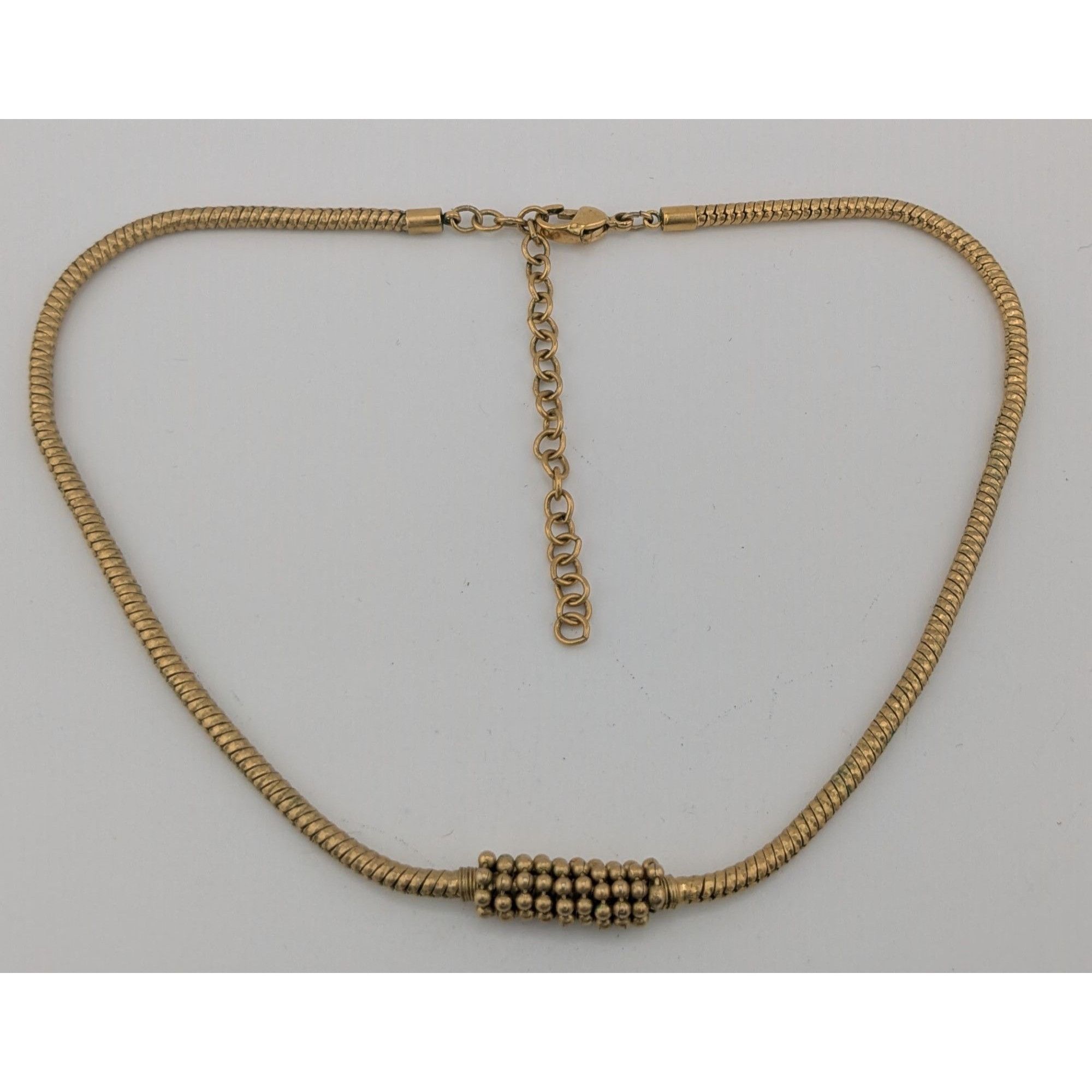Other Elegant Modern Gold-Tone Chocker Necklace With Beaded Accent Size ONE SIZE - 6 Thumbnail