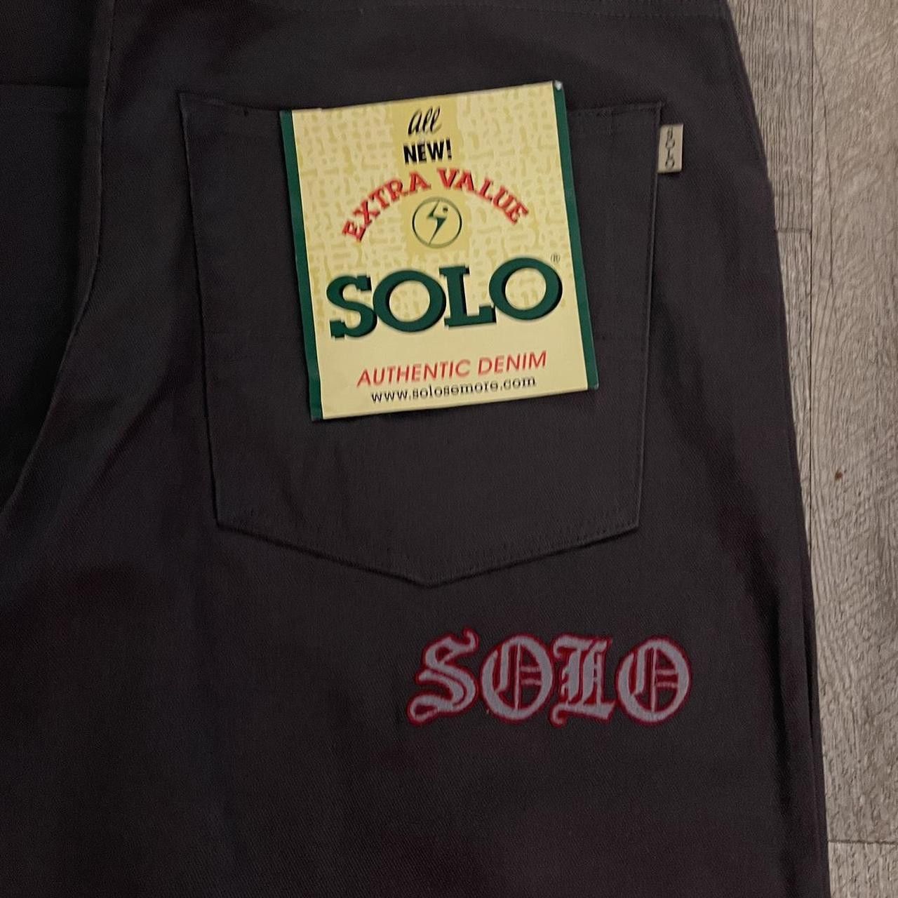 JNCO × Vintage Vintage Y2K 90's SOLO JNCO Embroidered Baggy Wide Leg Pants Size US 38 / EU 54 - 2 Thumbnail