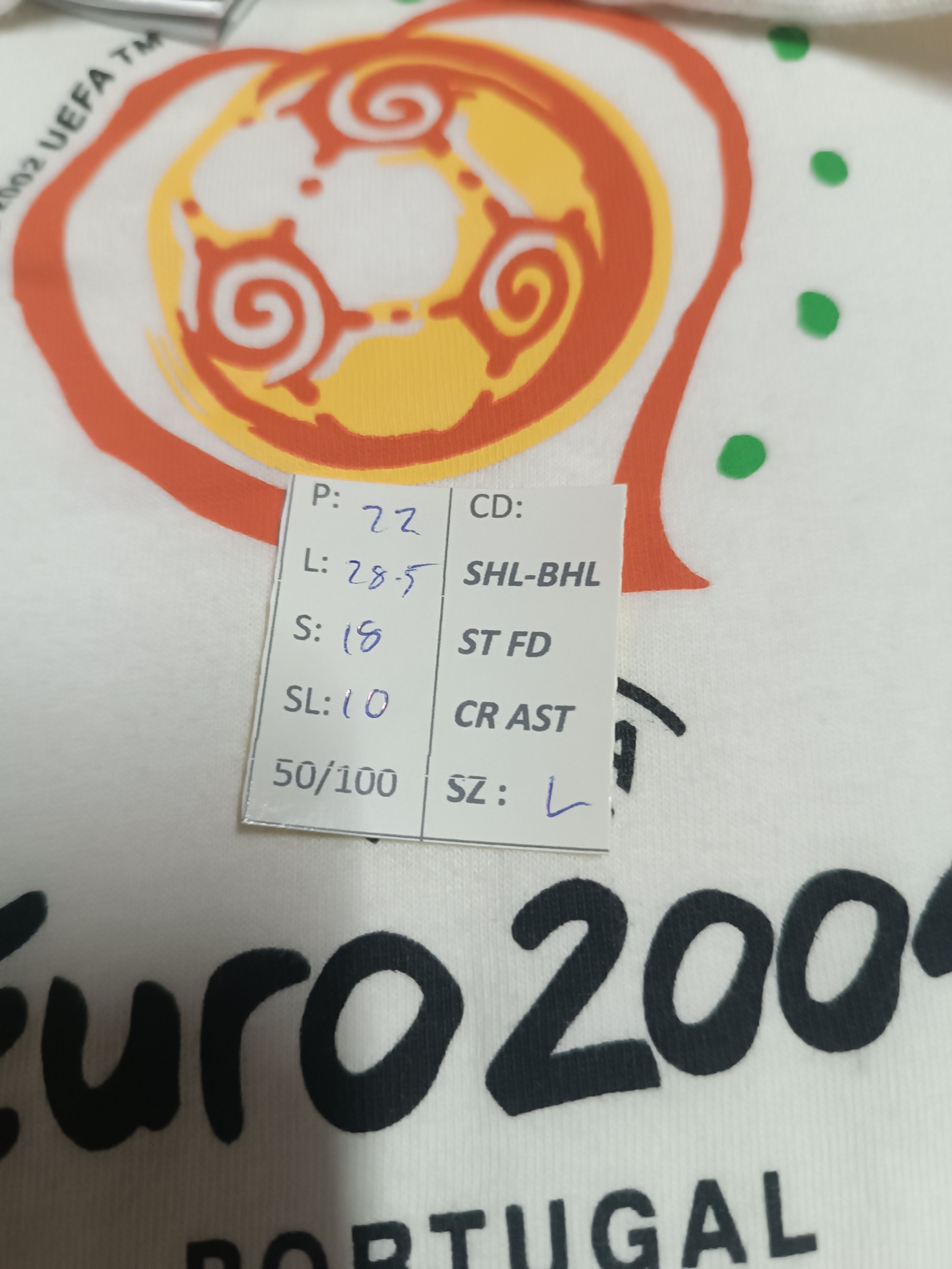 Vintage VINTAGE 2004 EURO PORTUGAL NATIONAL RONALDO ISHOWSPEED Size US L / EU 52-54 / 3 - 15 Thumbnail