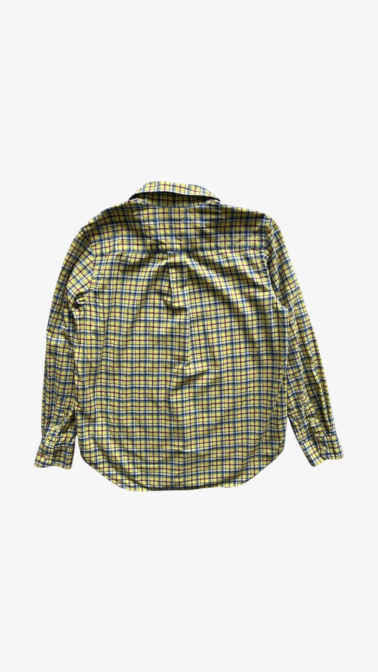Ralph Lauren Vintage Y2K Women's Ralph Lauren Yellow & Blue Striped Shirt Size M / US 6-8 / IT 42-44 - 4 Thumbnail