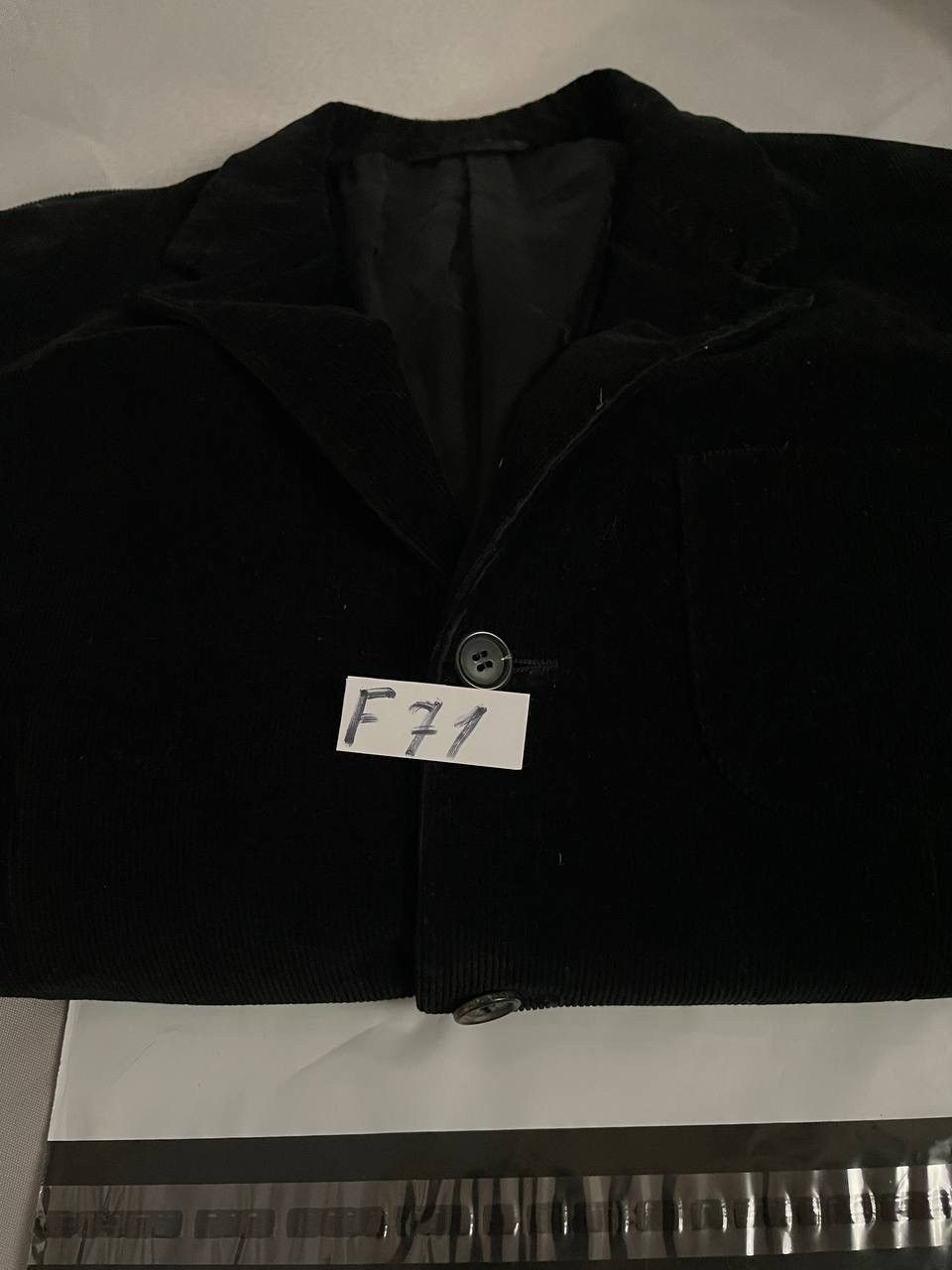 Prada Prada Corduroy Blazer Jacket Black Size US M / EU 48-50 / 2 - 12 Thumbnail