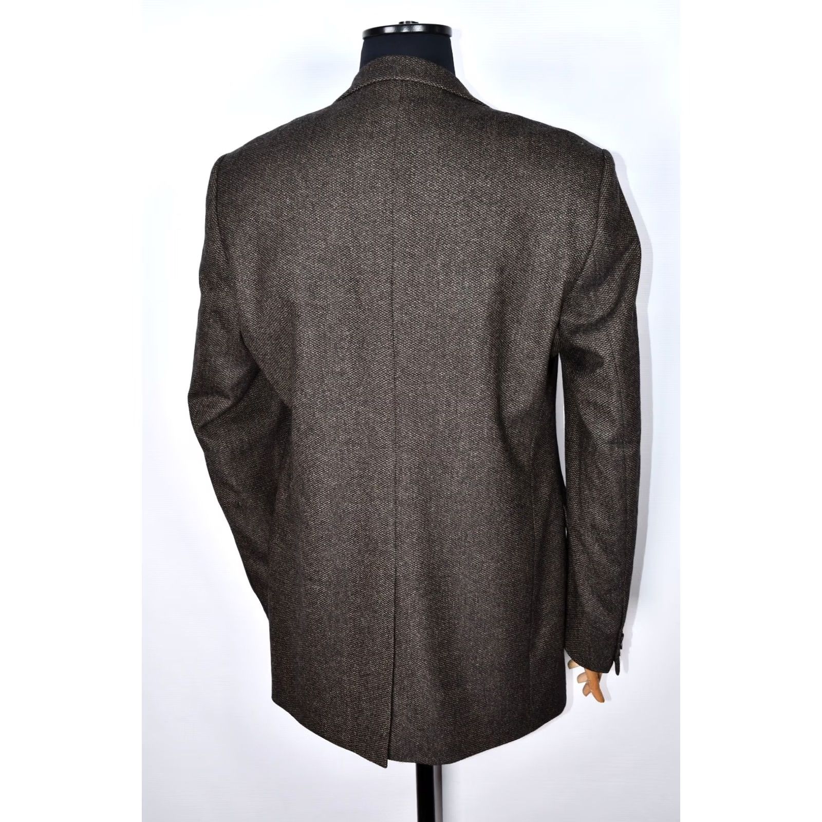 Vintage Cerruti Blazer Shirt Men Brown Wool 95%Wool 5%Cashmere 42L Vintage No/Regular Size 42 L Brown Mens Blazer Size 42R - 5 Thumbnail