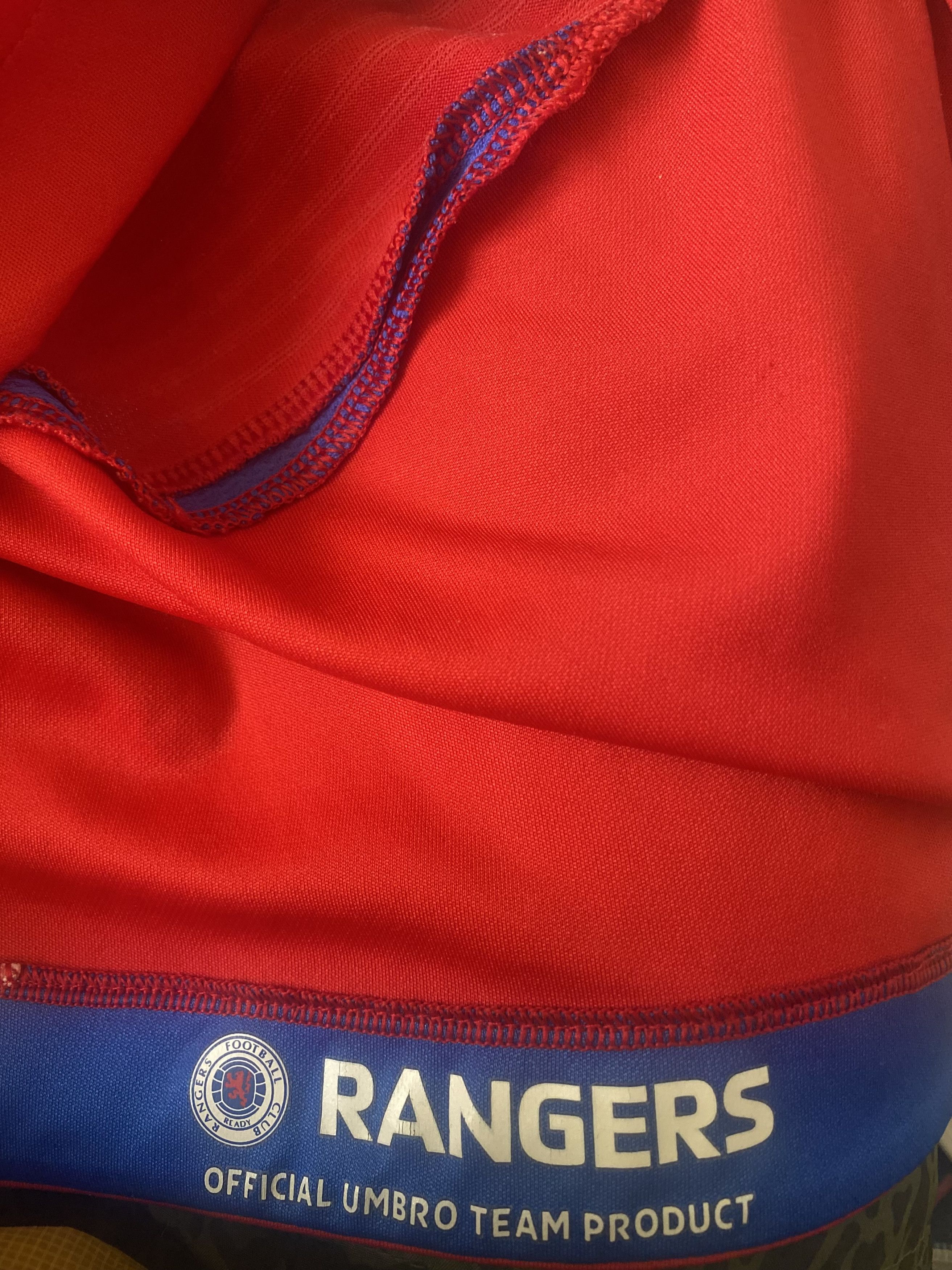 Umbro GLASGOW RANGERS F.C. 2008 - 2009- Umbro - S - UNIQUE Size US S / EU 44-46 / 1 - 7 Thumbnail
