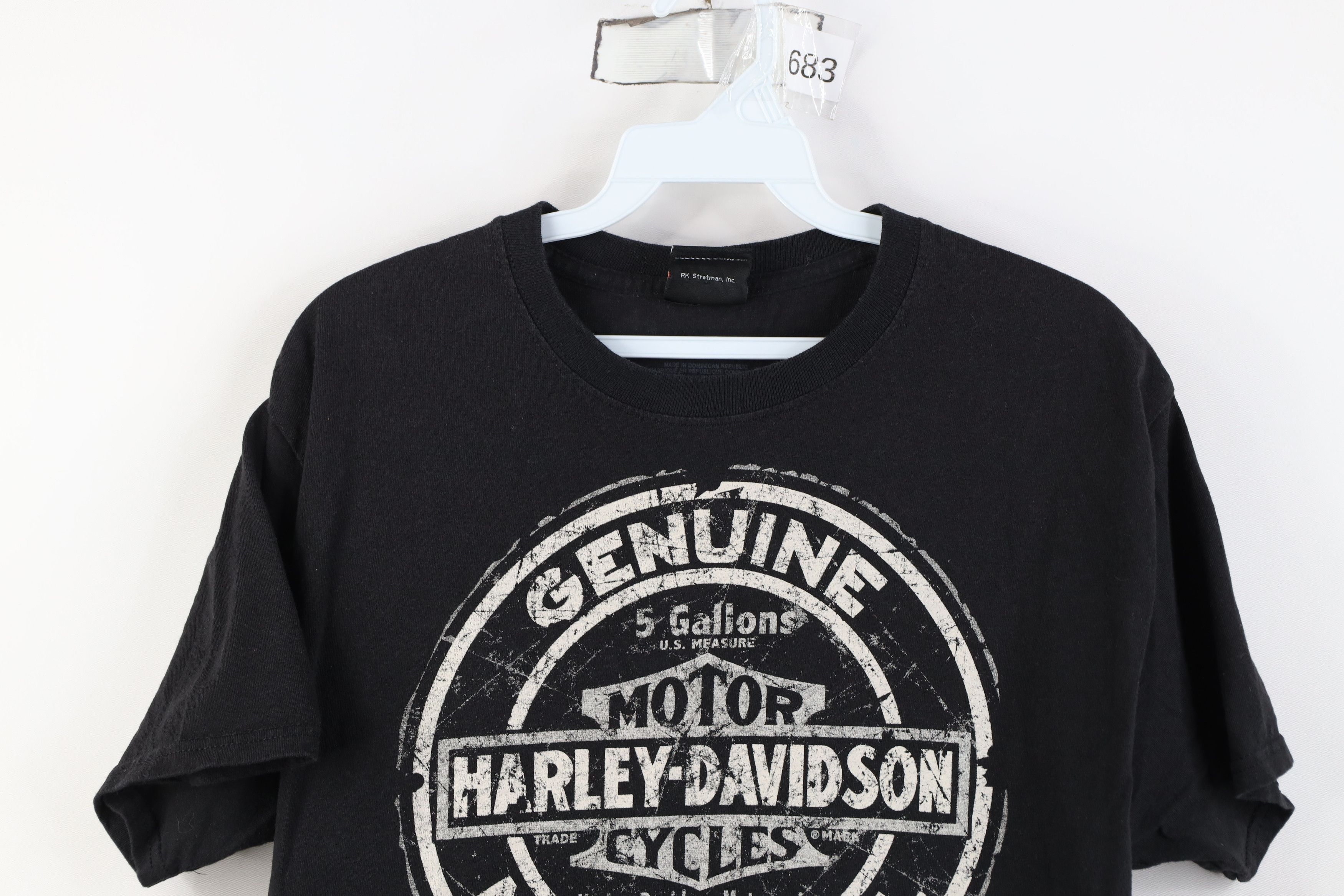 Harley Davidson Y2K Harley Davidson Spell Out Big Logo Short Sleeve T-Shirt Size US M / EU 48-50 / 2 - 2 Thumbnail