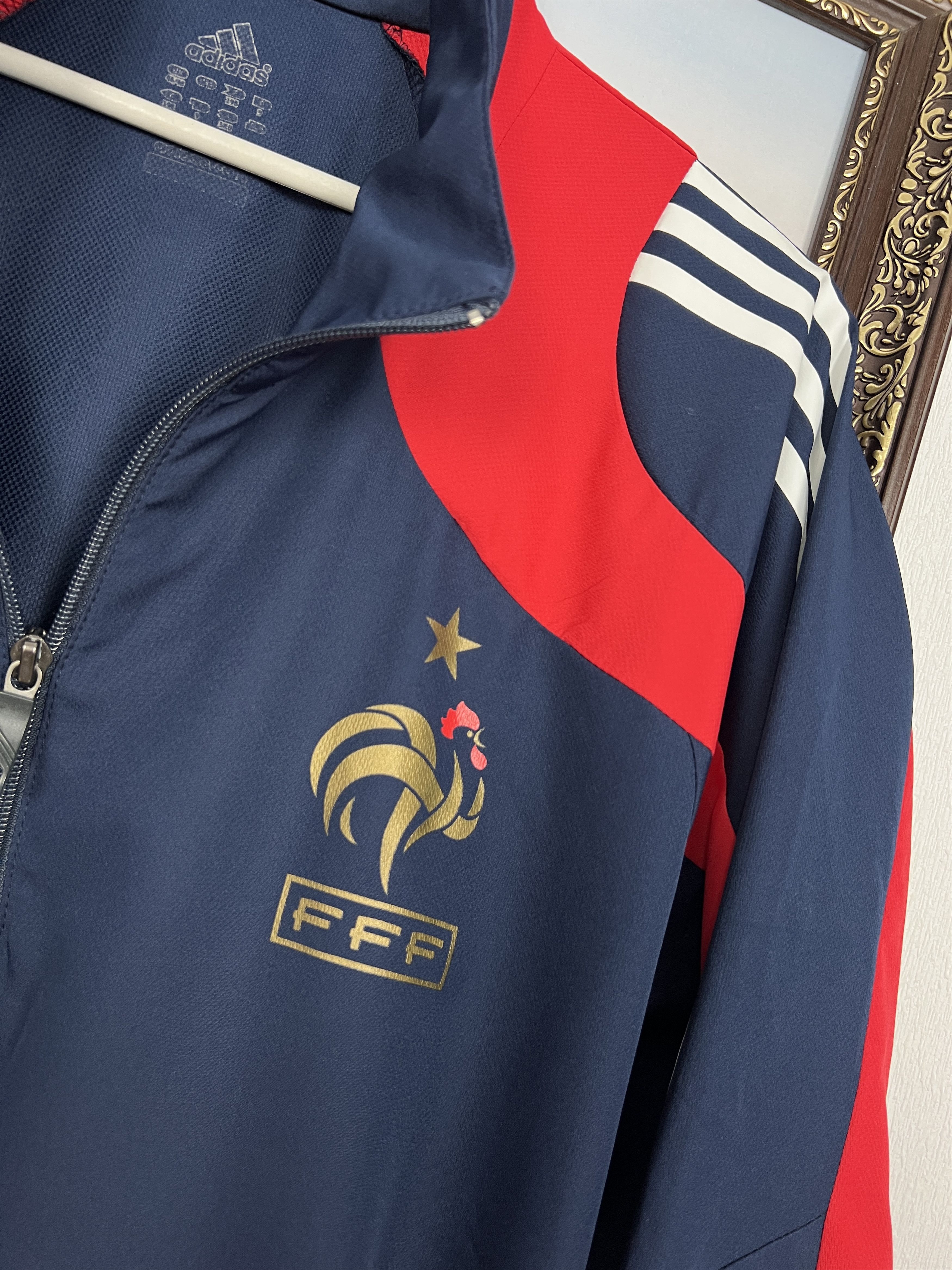 Vintage Adidas Formotion France Football Train Jacket Soccer