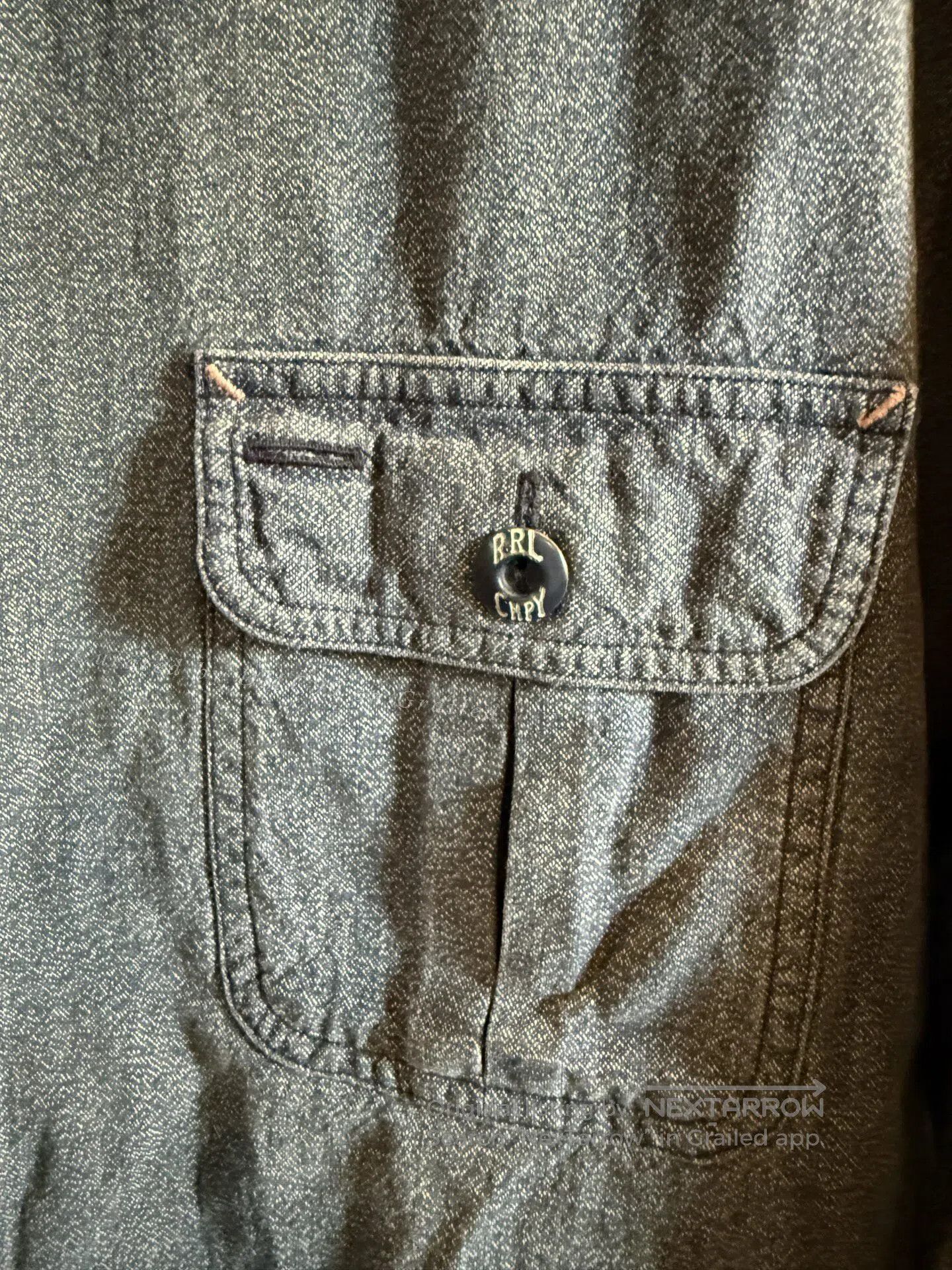 RRL Ralph Lauren RRL Pepper Salt Shirt. Size US L / EU 52-54 / 3 - 3 Thumbnail