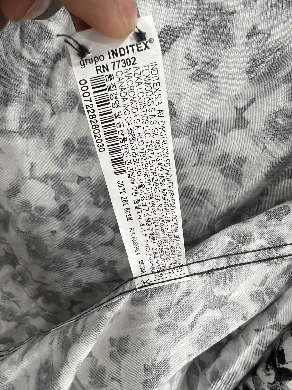 Japanese Brand × Zara Mens Zara Floral All Over Print Button Up Shirt slim fit M Size US M / EU 48-50 / 2 - 5 Thumbnail
